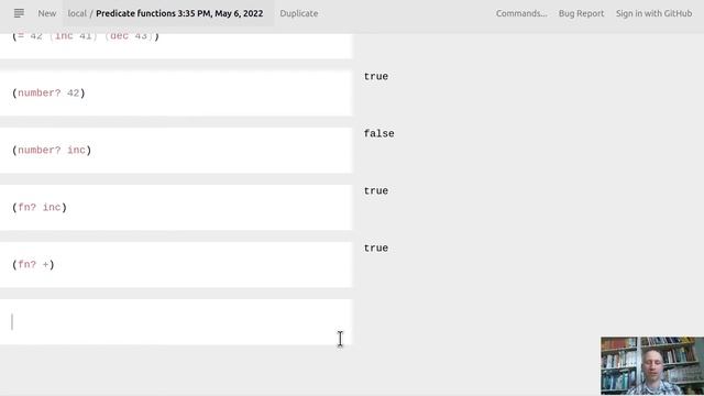 Predicate functions - Clojure смотреть онлайн