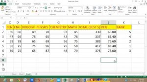 Microsoft Excel 2013 Tutorial in Bengali – (Part 6) - Advance Marks Sheet