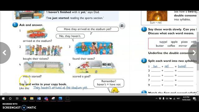 Present perfect + just and yet смотреть онлайн