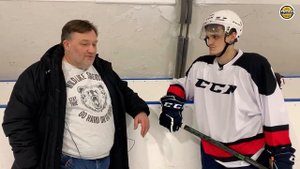 ЗМЕЙКА НА ОДНОМ КОНЬКЕ - HOCKEY FRENZY ТРЕНИРУЕТСЯ С ПИЛЮГИНЫМ