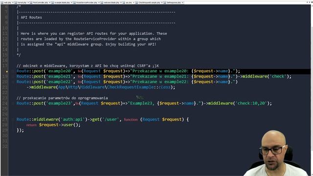 23. PHP. #6. Laravel - middleware. смотреть онлайн