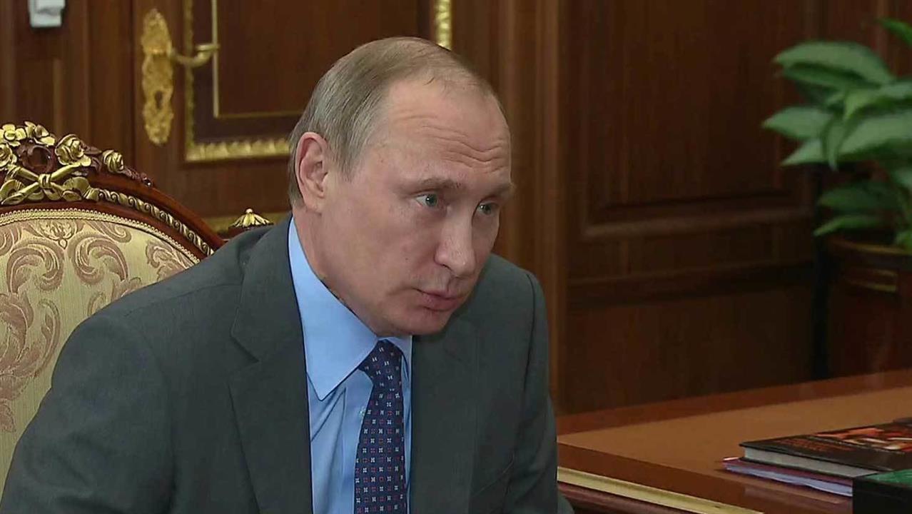 Владимир Путин встретился с генеральным директором компании "РусГидро" Николаем Шульгиновым