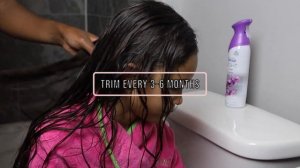 Updated Mixed Kids Wash Day Routine + Trim Using Hairitage By Mindy McKnight // Kids Hair Routine