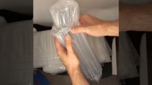 Воздушная упаковка для бутылок и банок. Надувные пакеты для бутылок.