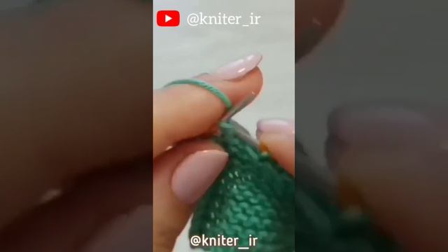 💚 How to Knit🧶Красивый край изделия (Кромочные)#kniter_ir #knittingforbeginners #stricken #knitting