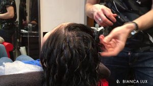 Химическая завивка волос крупными локонами на длинные волосы