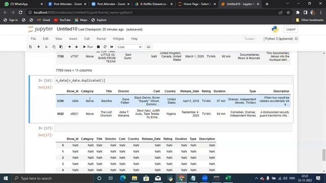 Data Science Training Session 2 of Team 16 |PCS Global | as on 23rd Dec 2022 смотреть онлайн