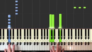 Van Halen - Jump - Piano Tutorial easy SLOW - how to play (synthesia)