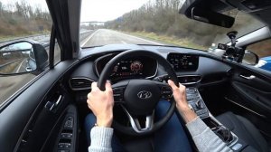 2022 Hyundai Santa Fe driving REVIEW 1.6 T-GDI PHEV