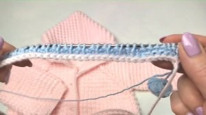 Кофта для мальчика с капюшоном на возраст  1 год.Подробный МК  Часть 1. Расчеты, капюшон, горловина