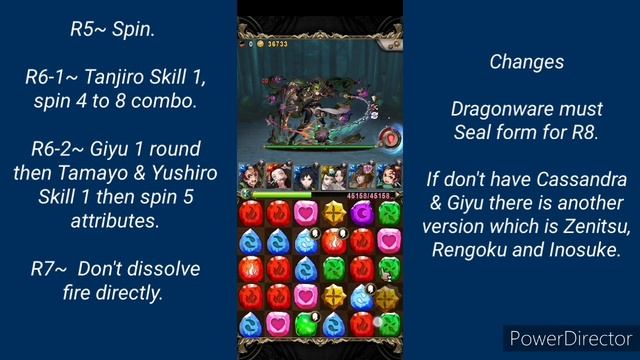 [Tower of Saviors/神魔之塔］To Grow Stronger Endlessly Nightmare Stage by Tanjiro Team with 1 achievemen смотреть онлайн