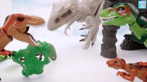 Tyrannosaurus VS Dinosaurs Toys For Kids | T-Rex Eat Mini Dinosaur Eggs 공룡알 먹은 티라노