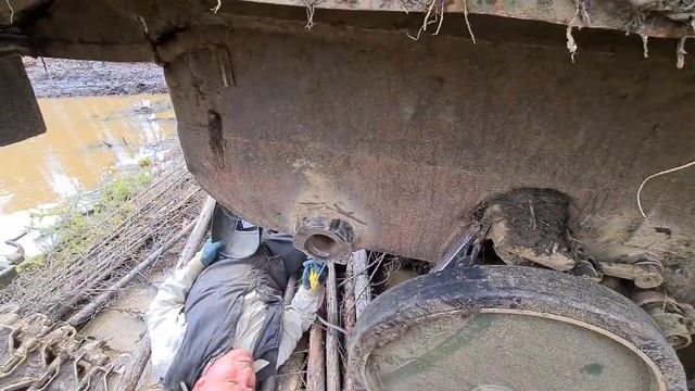 Ремонт креплепления заднего натяжного балансира ГАЗ 34039 в полевых услових.(поддержите?) Часть 2 смотреть онлайн