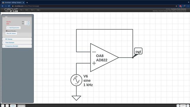 Inverting Amplifier - Op-Amp Circuits (Gain, Resistors, Negative Feedback, Build and Simulate) смотреть онлайн