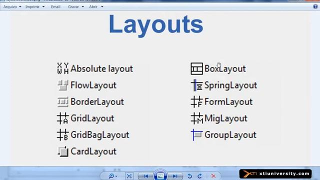Curso Online: Java - 075 : GUI, BorderLayout e FlowLayout смотреть онлайн