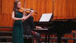 Nina Rakocevic (11) & Aleksandra Zivkovic perform Fritz Kreisler - Tambourin Chinois, 04. dec 2022.