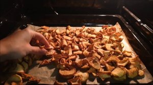 Натуральные ЯБЛОЧНЫЕ ЧИПСЫ для детей и взрослых. Сушка яблок. Как правильно сушить яблоки в духовке