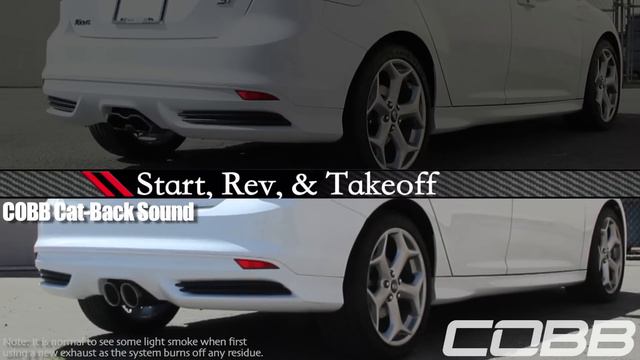 SOUND Comparison: Cobb Cat-Back Exhaust for 2013-14 Ford Focus ST PN#591100 vs Stock смотреть онлайн