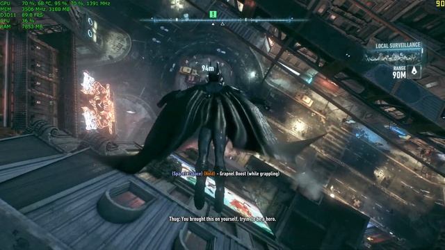 Batman Arkham Knight Ultra Settings GTX 970 + i7-6700k смотреть онлайн
