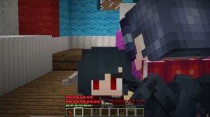 ? ДЕВУШКА ВАМПИР  И РЕБЕНОК ЗОМБИ В МАЙНКРАФТ! Дети вампиры 14 серия.