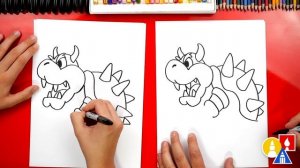 How To Draw Bowser