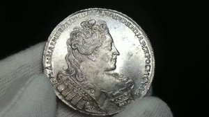 Превосходный рубль 1731 на аукционе БСМ921