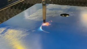 Промышленные парогенераторы УРАН - раскрой листов облицовки на лазерном станке.