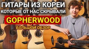 Корейские Гитары №1? Обзор Гитар Gopherwood!