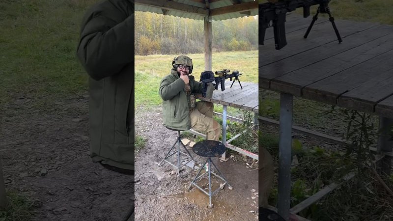 200м ветер 8мс, полет отличный :) #tactical #ar15 #ruspetsnaz #suppressor #223