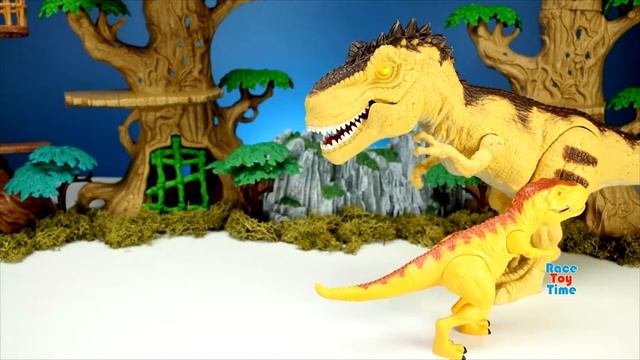 Dino Battle Compilation Videos - Dinosaurs Toys For Kids смотреть онлайн