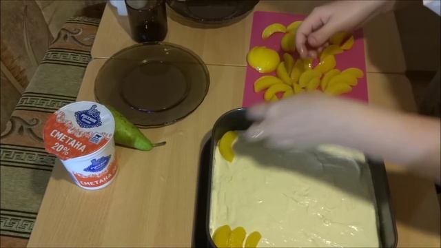 Персиковый пирог - попробуй, как вкусно!