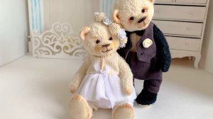 Мишки тедди. Подарок на свадьбу. #мишкатедди #русскиймишка #чтоподаритьнасвадьбу