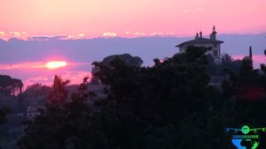 Флоренция Италия видео 4k- лучший закат во Флоренции Площадь Микеланджело (Piazzale Michelangelo)