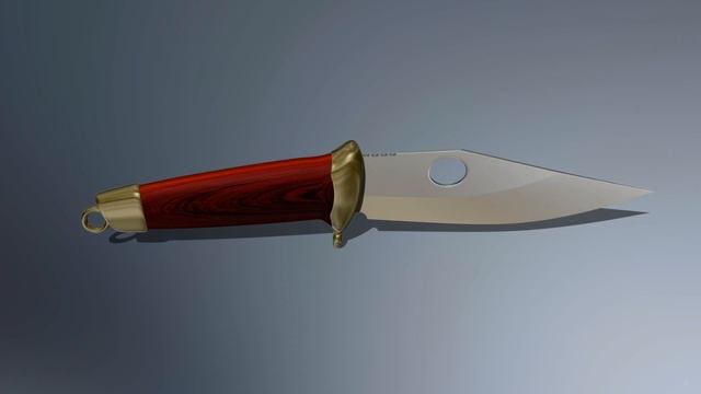Нож. 3д.3d. 3d модель смотреть онлайн