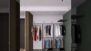 Планировка и дизайн встроенного шкафа в квадратной прихожей