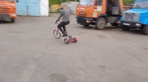 трайк из гироскутера без его прошивки