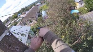 Замена дроп-кабеля и анкерных зажимов.