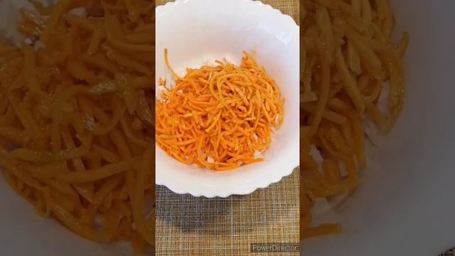 Салат С Корейской Морковью и Курицей/Рецепт Салата/#Short