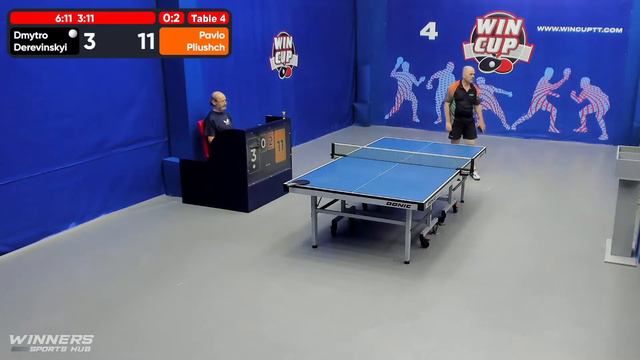 09:30 Деревинский Дмитрий 1-3 Плющ Павел стол 4 ЮГ-1 10.07.22 смотреть онлайн