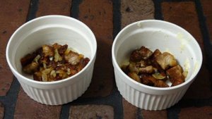 Макароны запеченные с мясом и плавленным сырком