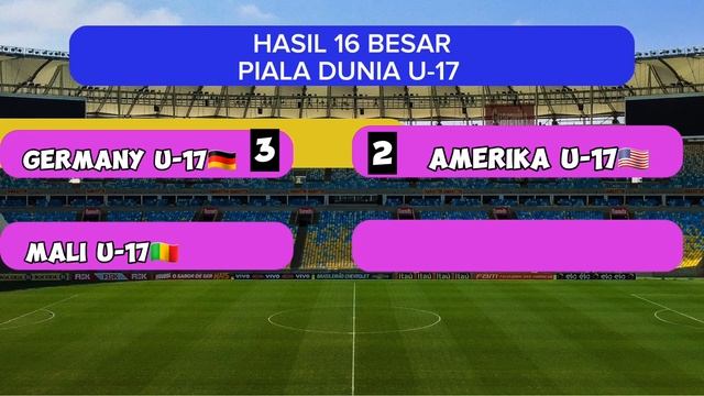 HASIL PIALA DUNIA U-17 BABAK 16 BESAR смотреть онлайн