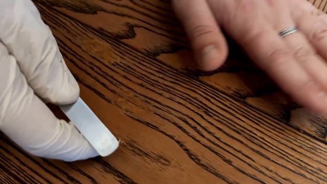 Как убрать прожег на паркете? Процесс локальной реставрации.