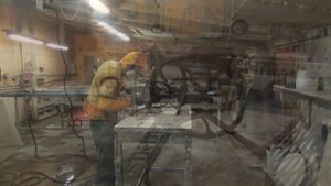 Реставрация старой станины SINGER.