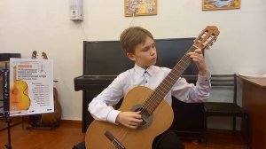 Попов Даниил. Солист. Гитара шестиструнная. В обр. Г Гарнишевской старинный романс "Я встретил Вас"