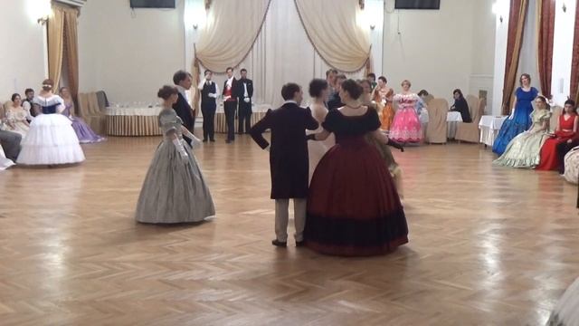 Russian Mazourka Quadrille at Tomsk night ball 2016