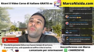 Curso de Italiano #11 Clases de Italiano en Vivo (9pm Hora Italiana)