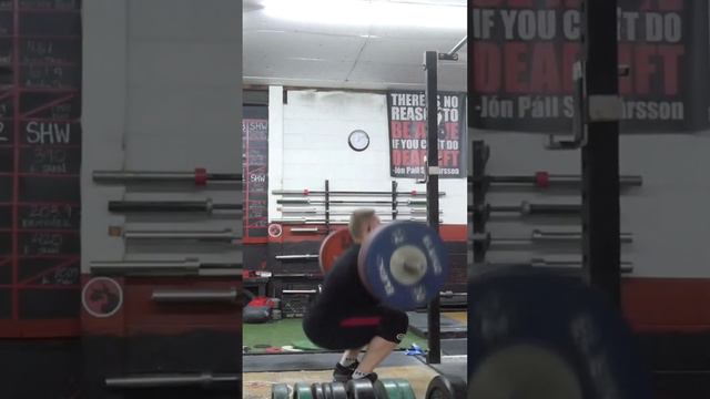 160 kg / 352 lb - Front Squat