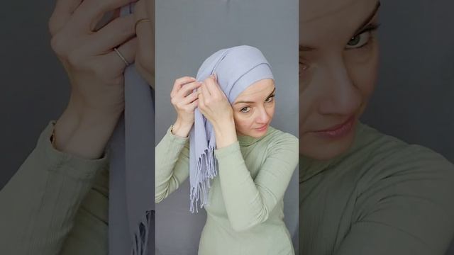 Как стильно завязать палантин. Три варианта. смотреть онлайн