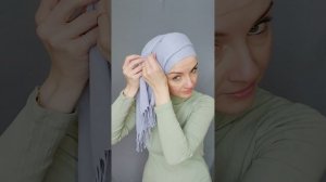 Как стильно завязать палантин. Три варианта.