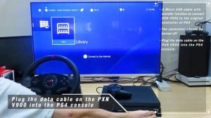 PXN V900 Gaming Steering Wheel for PS4 Tutorial